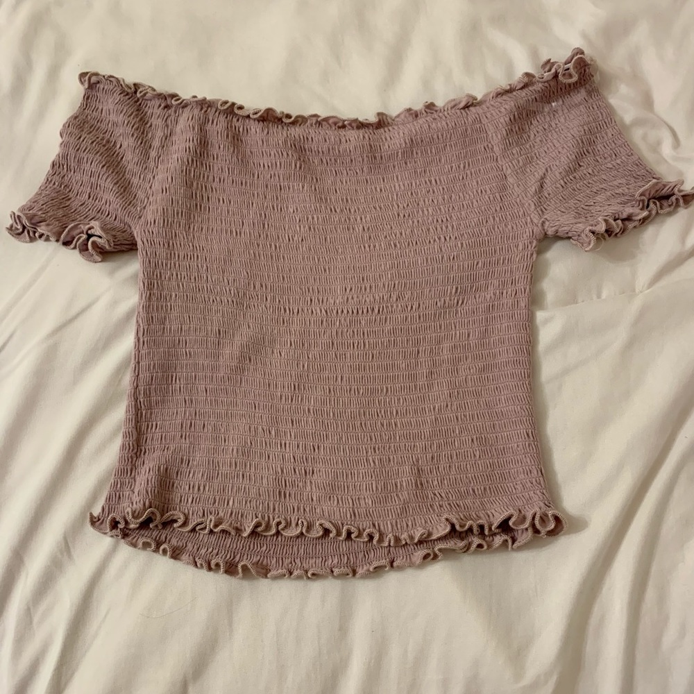 Heart & Hips off the shoulder top